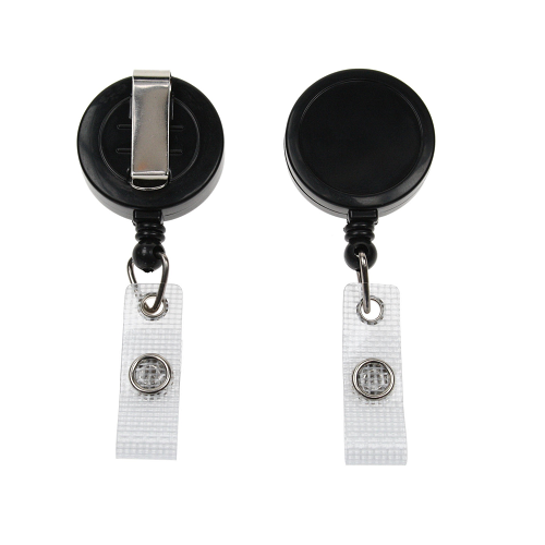 Black Ski YoYo Badge Reel