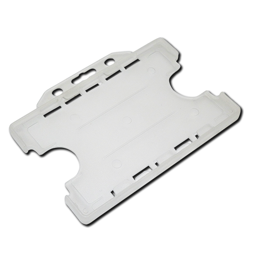 Clear Double-Sided Landscape Card Holder