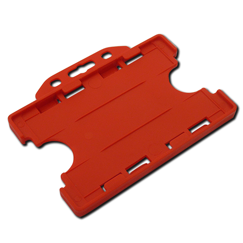 Red Double-Sided Landscape Card Holder