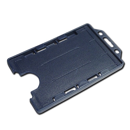Navy Blue Double-Sided Portrait Card Holder