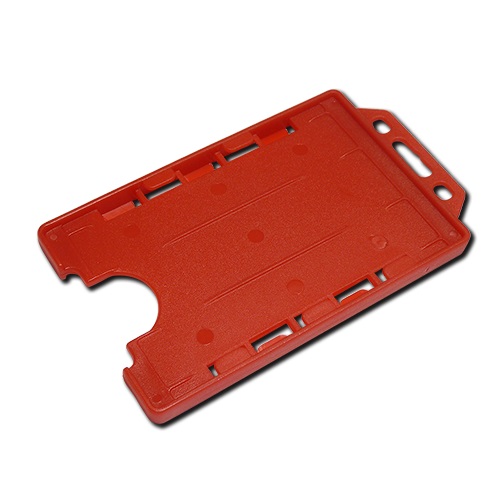Red Double-Sided Portrait Card Holder