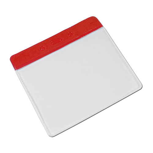 Landscape Vinyl Card Holder - Red