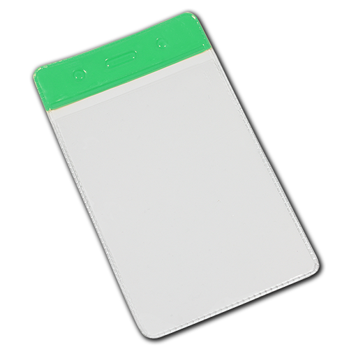 Green Portrait Vinyl Card-Holder