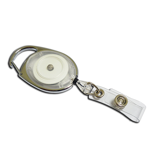 White Premier YoYo Badge Reel