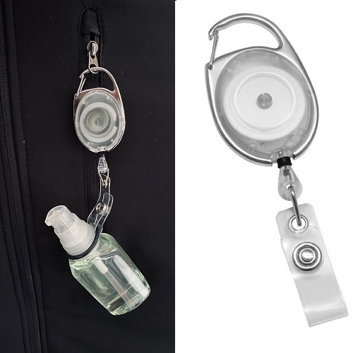 White Premier Badge Reel
