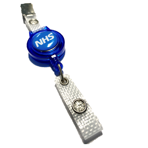 NHS YoYo Crocodile Clip Badge Reel