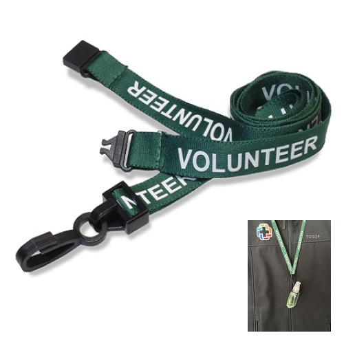 Plastic Volunteer Lanyard